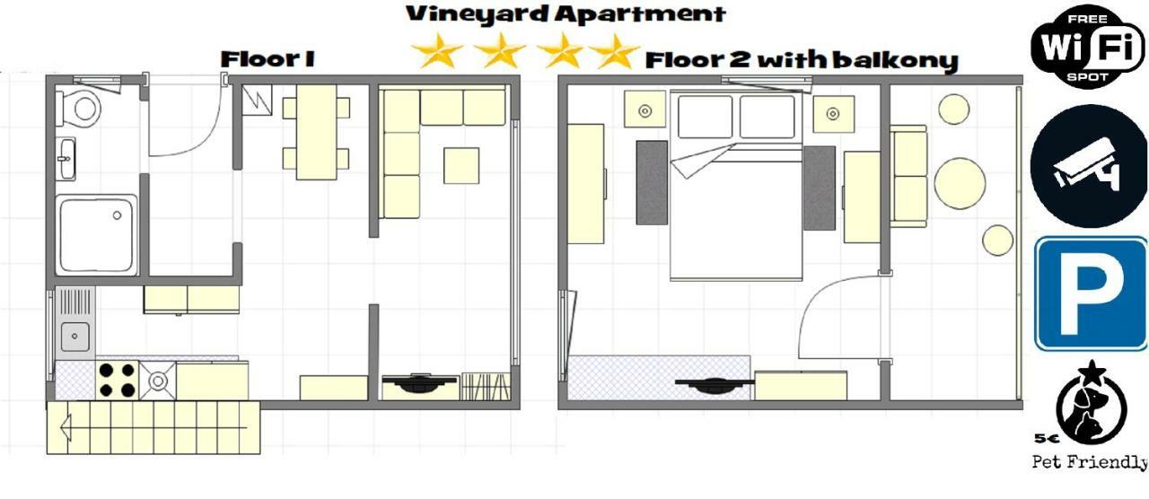 Vineyard Villa Maisonette Apartment With Balcony Varazdin Breg ภายนอก รูปภาพ